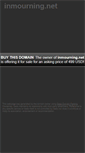 Mobile Screenshot of inmourning.net